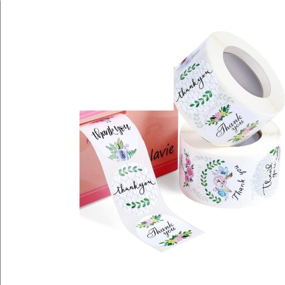 100 ~1.5β Thank You Boutique Stickers πππ 2 Rolls For $16 (Bundle & Save) - Picture 11 of 12